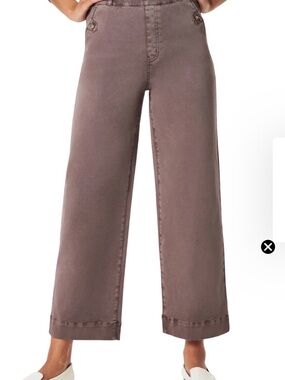 SPANX Wide Leg Jeans in Taupe Brown